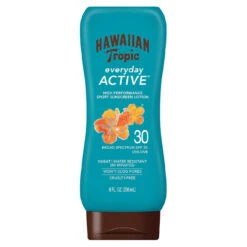 Hawaiian Tropic Island Sport Lotion Sunscreen SPF 30 Light Tropical