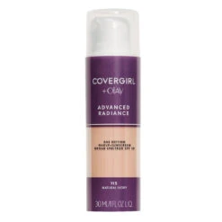 CoverGirl Advanced Radiance SPF 10 Age-Defying Liquid Makeup Sunscreen, Natural Ivory 115