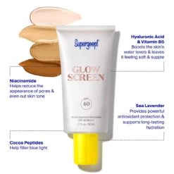 GLOWSCREEN SUNSCREEN SPF 40 PA+++ WITH HYALURONIC ACID + NIACINAMIDE -Nursing Products s2315158 av 27 zoom