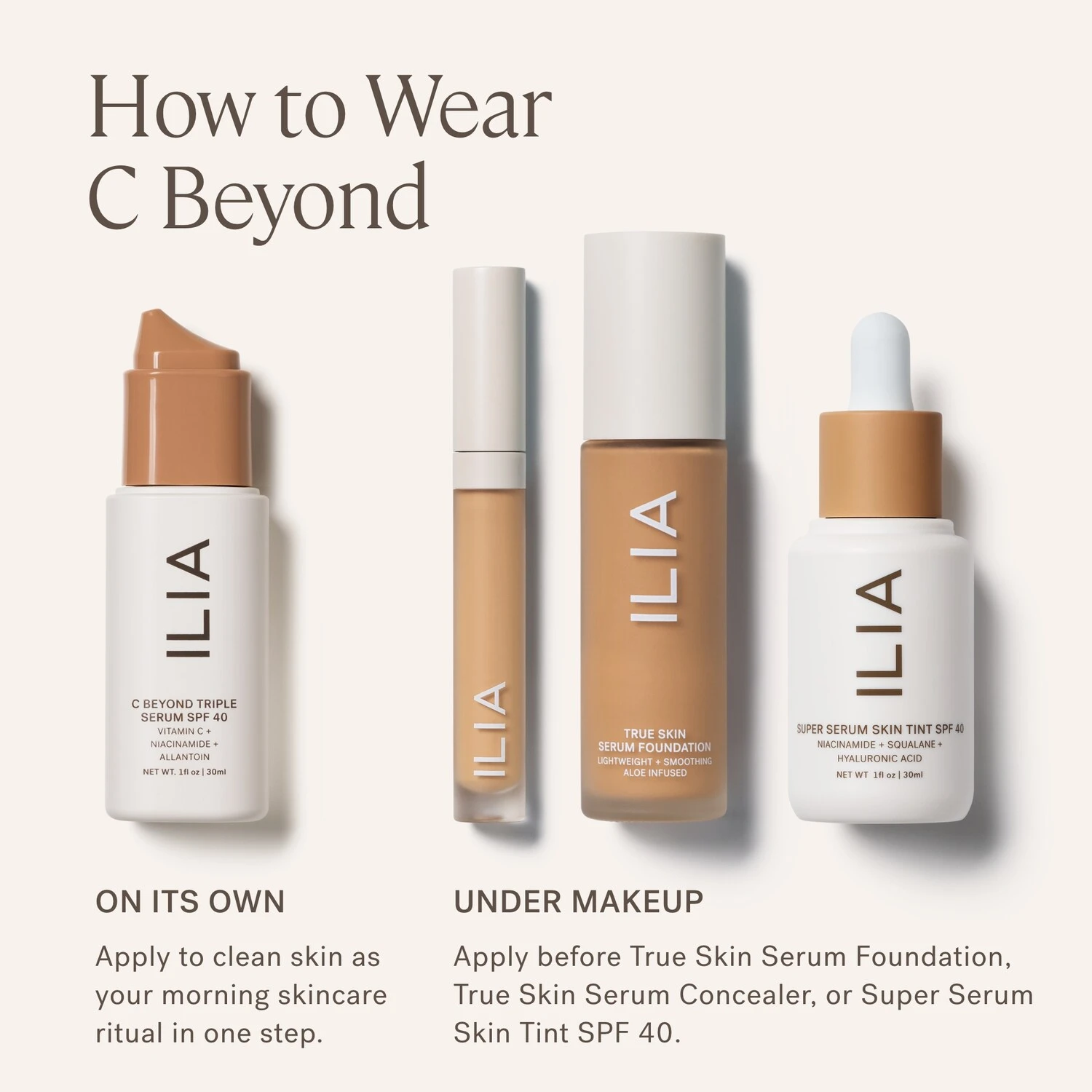 C BEYOND TRIPLE SERUM SPF 40 MINERAL SUNSCREEN WITH VITAMIN C 10% + NIACINAMIDE 13 C BEYOND TRIPLE SERUM SPF 40 MINERAL SUNSCREEN WITH VITAMIN C 10% + NIACINAMIDE - Image 11