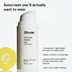 Glossier INVISIBLE SHIELD WATER-GEL TRANSPARENT SUNSCREEN SPF 35 -Nursing Products s2649457 av 6 zoom